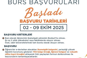 2025 - 2026 Eğitim Dönemi Burs Başvurularımız Başladı