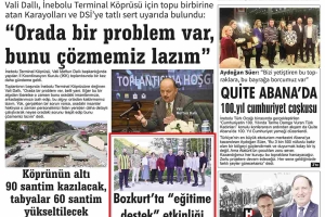 İnebolu Gazetesi'nde Haberimiz
